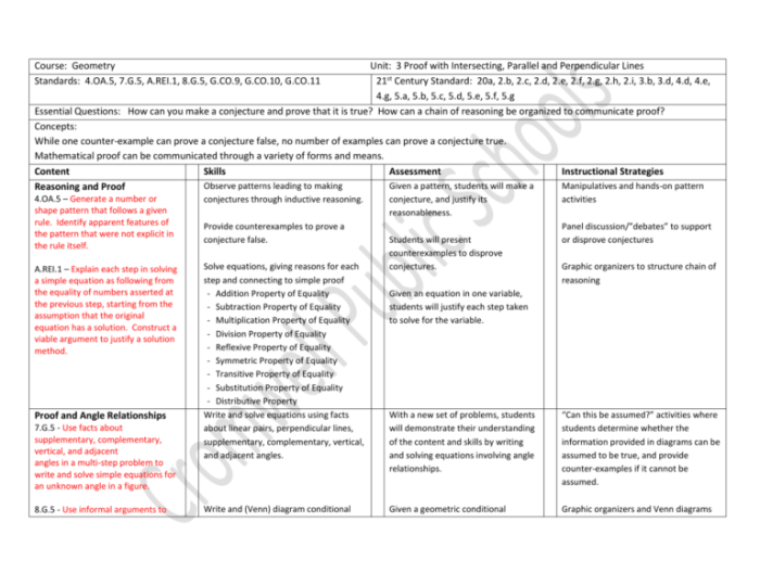 Foundations of geometry answer key