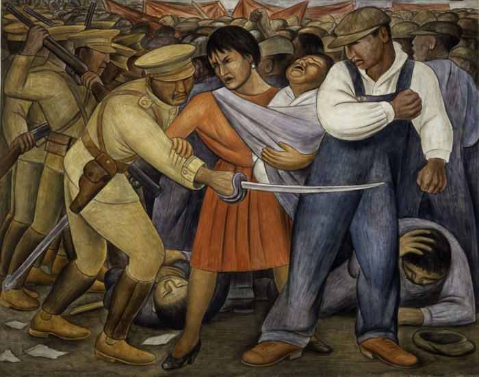 The uprising by diego rivera