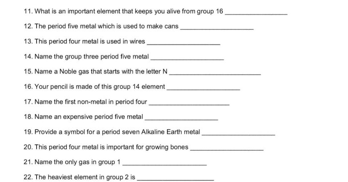 Nova hunting the elements worksheet