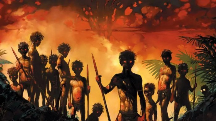 Personification in the lord of the flies